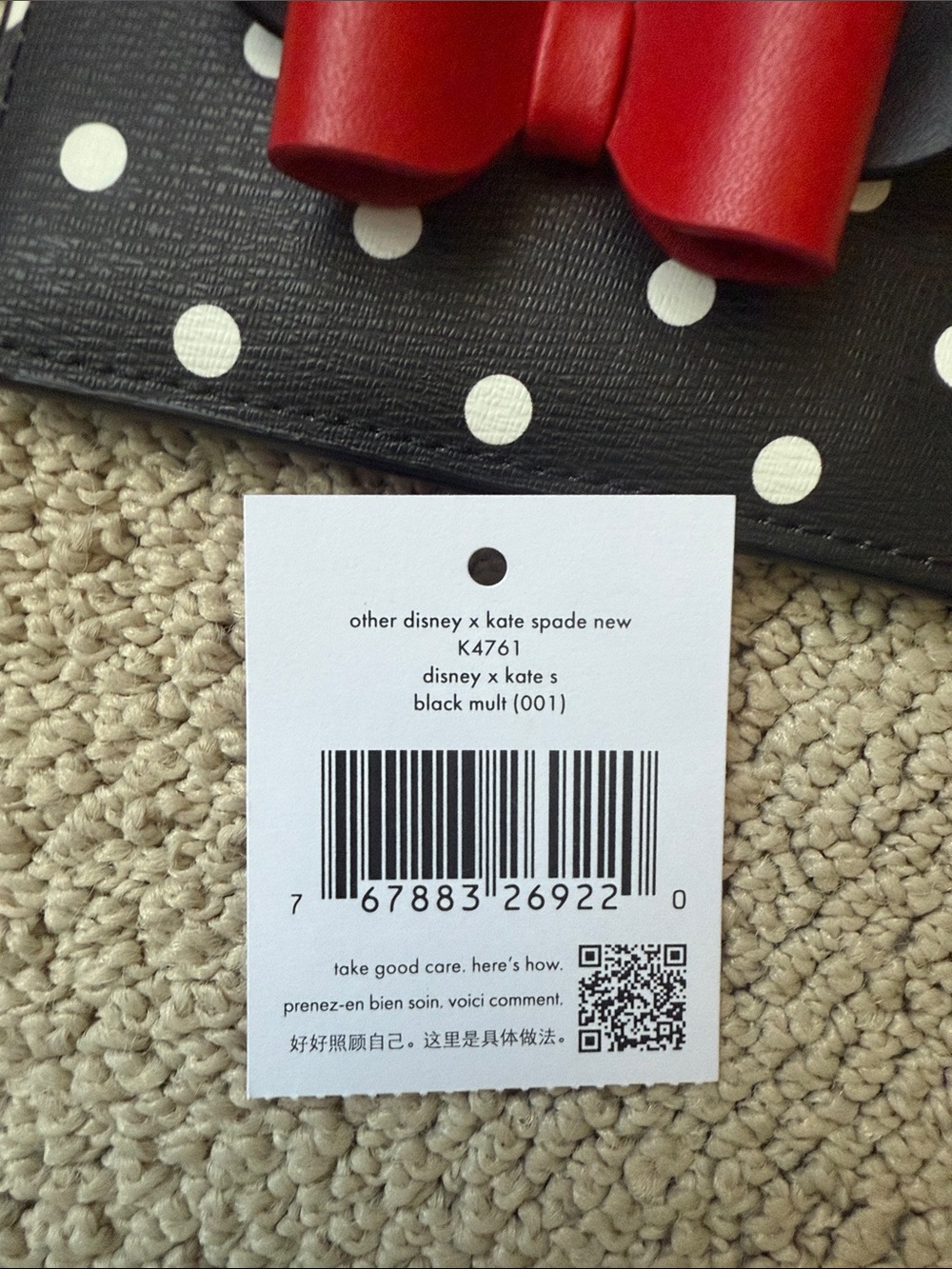 Disney×Kate Spade Minnie Mouse Card Holder - Picture 4 of 4